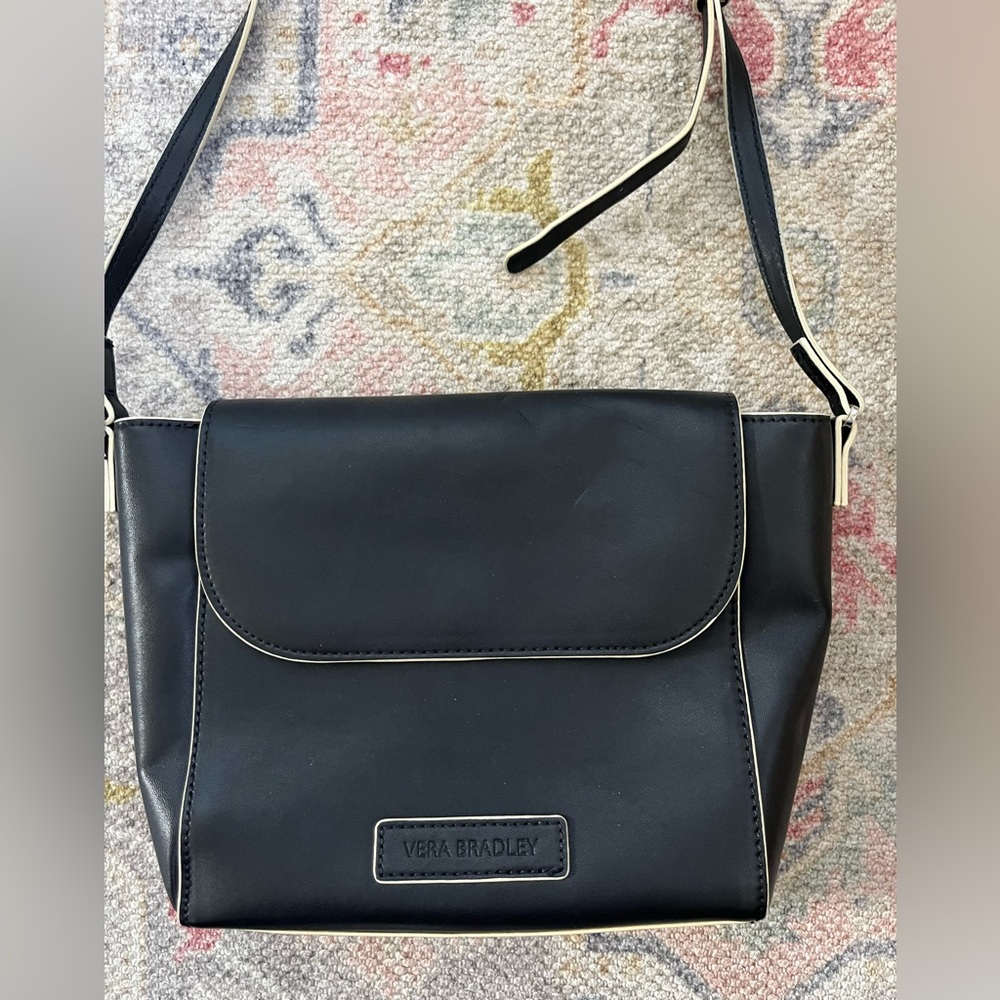 Vera Bradley leather satchel. Never used.